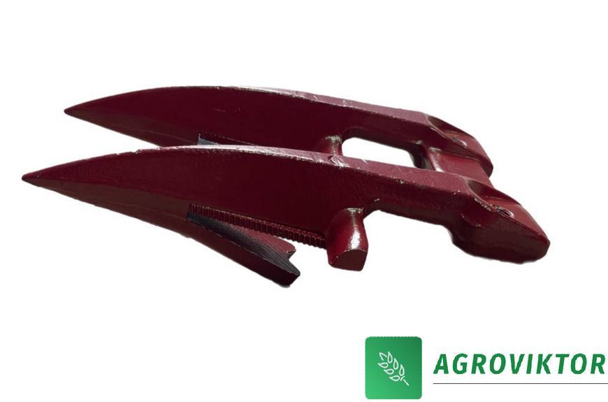 Зуб палец двойной комбайна Massey Ferguson 186-665 700-800 609993M91 фото