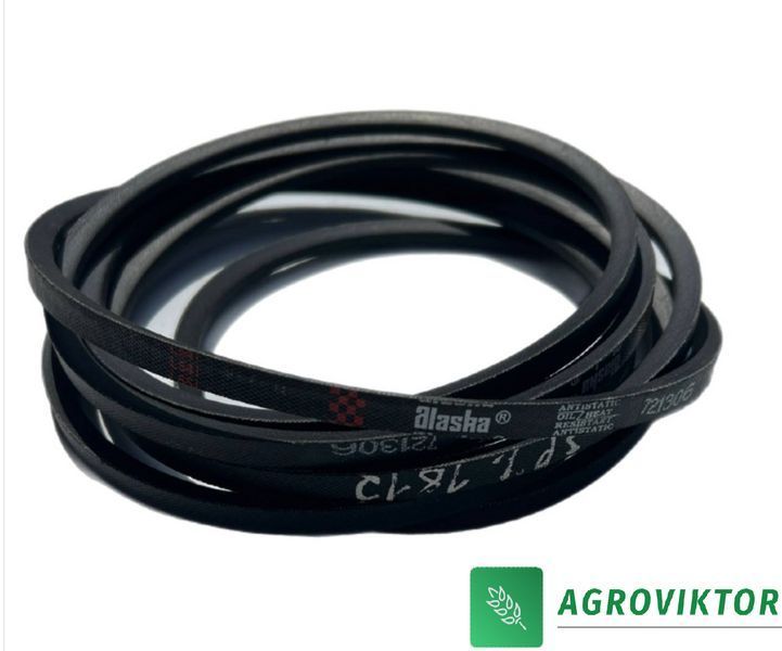 Ремінь 9,5x1812 вентилятора комбайна Claas двігуна Perkins Agrobelts Germany 721306 фото