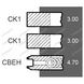 3218920R91 Кольца поршневые 100мм*3.00x3.00x4.76мм двигателя CASE INTERNATIONAL I.H. DT268 DT402 25/34-114, 3218920R91 фото 2