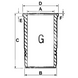 Гільза &Oslash;108X123MM-L245.8MM двигуна Valmet Sisu 612DS 612DSL 612DSLJ 612DSIL 612DSBIL 836336331 B47986  фото 2