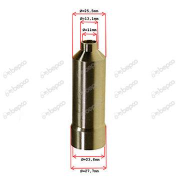 Стакан форсунки 11MM двигуна, трактори CASE INTERNATIONAL DT239, DT268, DT358, DT402 25/5700-2 фото