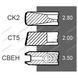 Кільця поршневі 108x3x2x3,5MM двигуна Deutz TDC 2013 L06 2V BF 4M 1013 TDC 2013 L06 4V TCD 2012 L0 29/34-405 04207595 фото 2