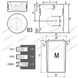 Поршнекомплект 98.42 MM двигуна трактора CASE INTERNATIONAL D155, D206, D310 25/31-64 3139586R95 фото 2
