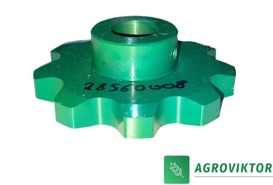D28560008 Звездочка шнека D28560008 Звездочка шнека элеватора Z9 d=27mm комбайна Massey Ferguson 27 28 29 31 34 Dronninborg D1900-8500элеватора Z9 d=27mm комбайна Massey Ferguson 27 28 29 31 34 D28560008 фото