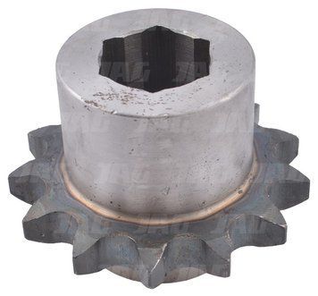 Звездочка привода шнека жатки на шестигранник Z13 жатки John Deere 822-825 913-930 AH138180 фото