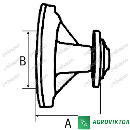 3144661R93 Помпа насос воды 112мм двигателя трактора CASE D310 D358 DT358 DT402 25/130-60 3144661R94 фото
